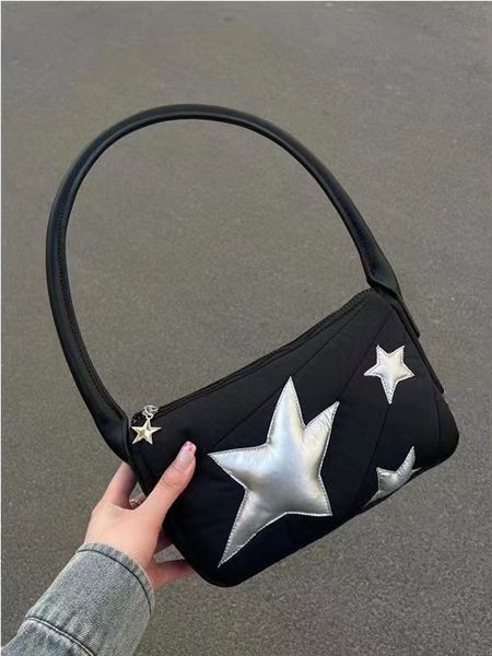 evening bags summer star design sweet cool wind underarm bag fashion handbag girl casual female small shoulder zipper 230817
evening bags summer star design sweet cool wind underarm bag fashion handbag girl casual female small shoulder zipper 230817