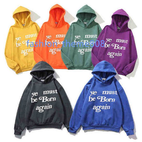22ss men's hoodie cpfm ye must be born again letter printed high street hip hop hoodies 6 color hooded sweatshirt hoodie, Black
22ss men's hoodie cpfm ye must be born again letter printed high street hip hop hoodies 6 color hooded sweatshirt hoodie, Black