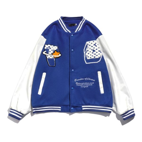 fashion single breasted warm sports windbreaker casual blue coats outerwear designer man jacket baseball uniform embroidery, Black;brown
fashion single breasted warm sports windbreaker casual blue coats outerwear designer man jacket baseball uniform embroidery, Black;brown