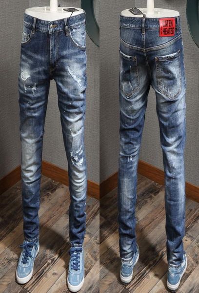 plus size 38 men039s print letters graphic jeans men skinny fit distressed bleach wash vintage denim pants male5096779, Blue
plus size 38 men039s print letters graphic jeans men skinny fit distressed bleach wash vintage denim pants male5096779, Blue