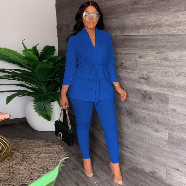 womens two piece pants autumn casual set african women fashion solid vneck laceup shirt tight twopiece suit 230817, White
womens two piece pants autumn casual set african women fashion solid vneck laceup shirt tight twopiece suit 230817, White