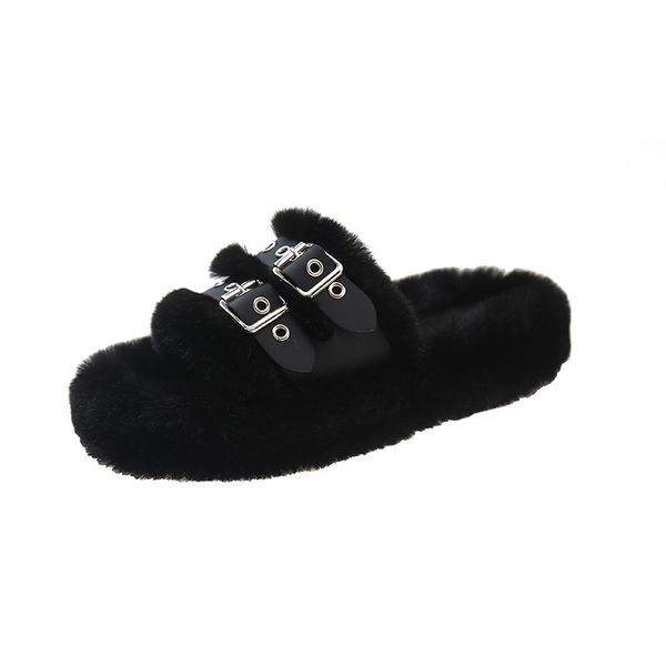 women winter home autumn new product warm winter cotton slippers belt buckle wood floor warm breathable wear-resistant outdoor shoes, Black
women winter home autumn new product warm winter cotton slippers belt buckle wood floor warm breathable wear-resistant outdoor shoes, Black