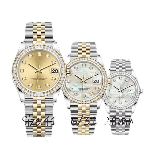mens automatic mechanical watches 41/36/31/28mm full stainless steel diamond bezel super luminous waterproof wristwatches montre de309, Slivery;brown
mens automatic mechanical watches 41/36/31/28mm full stainless steel diamond bezel super luminous waterproof wristwatches montre de309, Slivery;brown