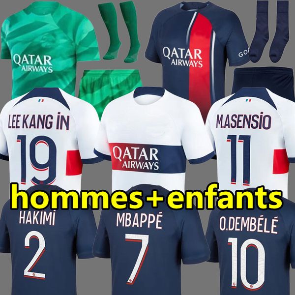 23 24 mbappe hakimi soccer jerseys goalkeeper donnarumma o. dembele asension g. ramos ugarte lee kang in 2023 2024 psgs football shirts homm, Black;yellow
23 24 mbappe hakimi soccer jerseys goalkeeper donnarumma o. dembele asension g. ramos ugarte lee kang in 2023 2024 psgs football shirts homm, Black;yellow