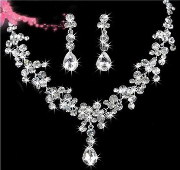 stock 2022 luxury crystals jewerly two pieces earrings necklace rhinestone wedding bridal sets jewelry set255u3532440, White
stock 2022 luxury crystals jewerly two pieces earrings necklace rhinestone wedding bridal sets jewelry set255u3532440, White