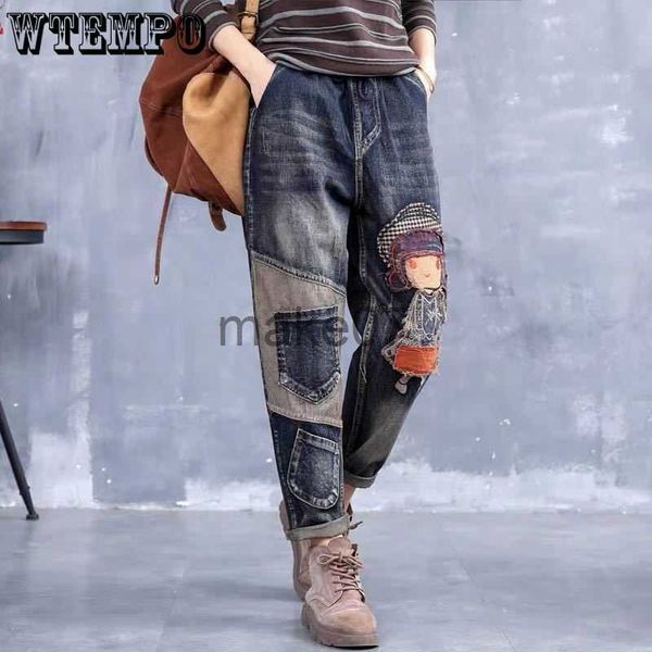 women's jeans wtempo oversize jeans women loose high waist retro casual haren trousers streetwear american fashion denim pants drop shi, Blue
women's jeans wtempo oversize jeans women loose high waist retro casual haren trousers streetwear american fashion denim pants drop shi, Blue