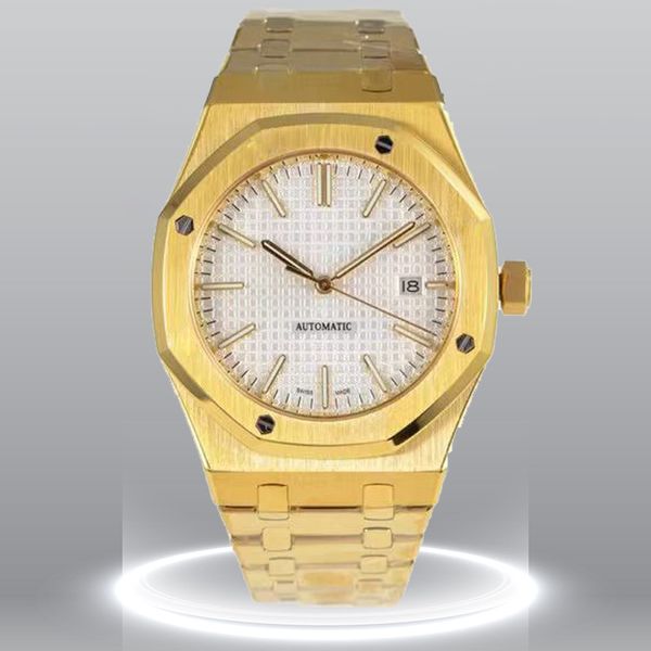 wristwatch for man reloj de hombre mechanical mens watch self-winding 41mm fashion white dial stainless steel metal strap casual watches spo, Slivery;brown
wristwatch for man reloj de hombre mechanical mens watch self-winding 41mm fashion white dial stainless steel metal strap casual watches spo, Slivery;brown