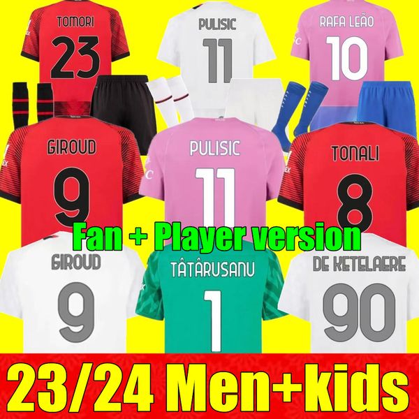new 23 24 pulisic koche soccer jerseys 2023 2024 giroud de ketelaere r. leao tonali theo fan player version ac milans home away football shi, Black;yellow
new 23 24 pulisic koche soccer jerseys 2023 2024 giroud de ketelaere r. leao tonali theo fan player version ac milans home away football shi, Black;yellow