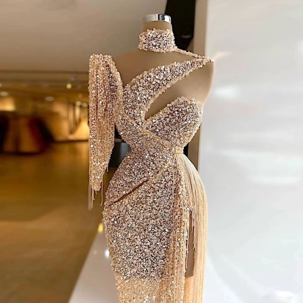 glitter sequined prom dresses side split tea length arabic evening gowns one shoulder tassel celebrity party dresses custom made, Black;red
glitter sequined prom dresses side split tea length arabic evening gowns one shoulder tassel celebrity party dresses custom made, Black;red