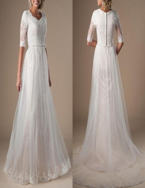 ivory champagne modest wedding dresses with half sleeves beaded belt lace tulle lds bridal gowns sleeved custom made religious wed1650759, White
ivory champagne modest wedding dresses with half sleeves beaded belt lace tulle lds bridal gowns sleeved custom made religious wed1650759, White