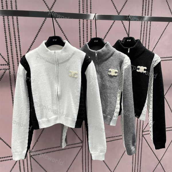 design women knits sweaters tees womens cardigan zippers short style slim jumpers autumn clothing, White
design women knits sweaters tees womens cardigan zippers short style slim jumpers autumn clothing, White