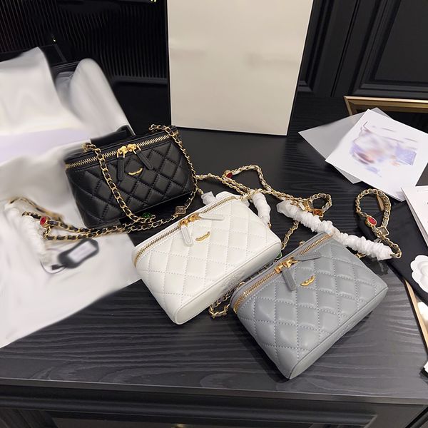 23 womens makeup bag leather diamond gingham gold hardware metal buckle gemstone chain luxury handbag matelasse chain crossbody sacoche with
23 womens makeup bag leather diamond gingham gold hardware metal buckle gemstone chain luxury handbag matelasse chain crossbody sacoche with