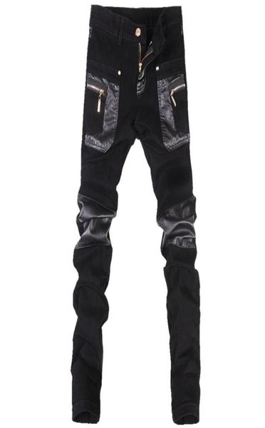 whole korean style cool fashion mens punk pants with leather zippers black color tight skenny plus size 33 34 36 rock trouser8174369
whole korean style cool fashion mens punk pants with leather zippers black color tight skenny plus size 33 34 36 rock trouser8174369