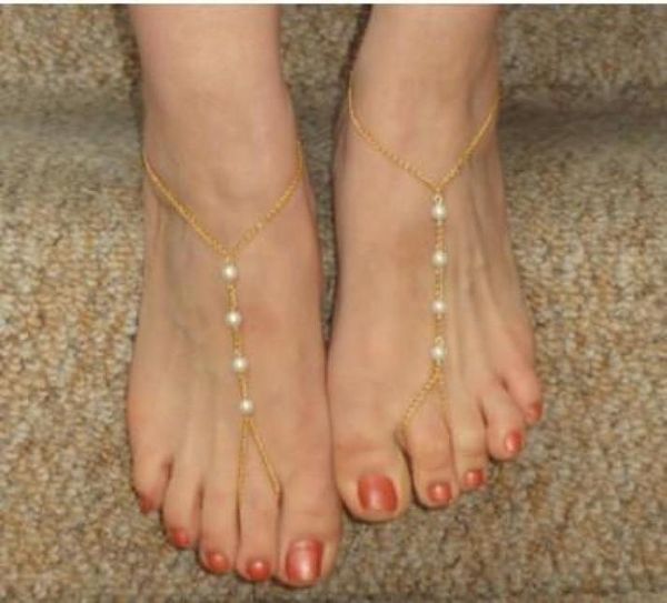 gothic womens ankle bracelets faux white pearl beading goldsilver tone anklets wtoe ring barefoot sandals2012432, Red;blue
gothic womens ankle bracelets faux white pearl beading goldsilver tone anklets wtoe ring barefoot sandals2012432, Red;blue
