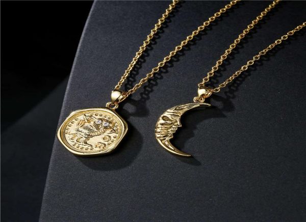 necklace fashion simple hexagon owl pendant 45cmo word chain real gold electroplating jewelry5040904, Silver
necklace fashion simple hexagon owl pendant 45cmo word chain real gold electroplating jewelry5040904, Silver