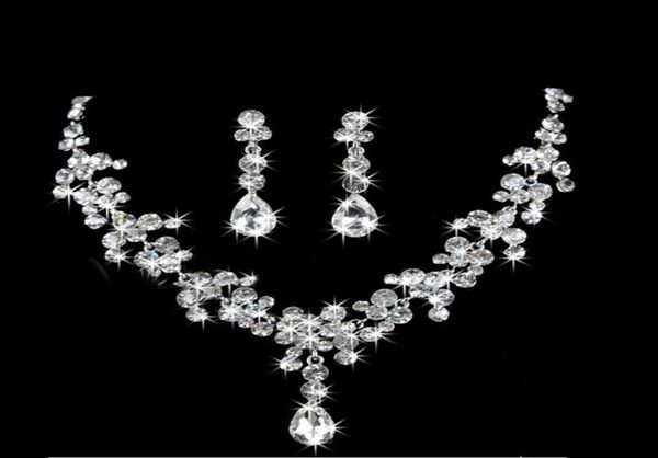 elegant bridal wedding jewelry set waterdrop women girls prom rhinestone crystal necklace and earring set for party5039199, Silver
elegant bridal wedding jewelry set waterdrop women girls prom rhinestone crystal necklace and earring set for party5039199, Silver