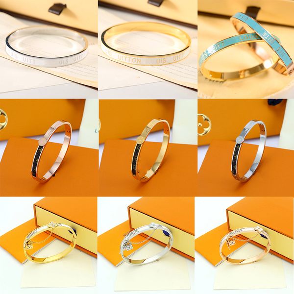 classic designer bracelet 18k gold plated bracelet for mens luxury brand enamel bracelets women birthday mother's day jewelry holiday g, Golden;silver
classic designer bracelet 18k gold plated bracelet for mens luxury brand enamel bracelets women birthday mother's day jewelry holiday g, Golden;silver