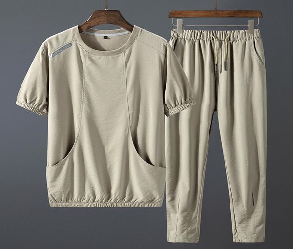 mens sports leisure suit ice silk 2021 summer new korean trend shortsleeved tide brand fashion mens clothing1395808, Gray
mens sports leisure suit ice silk 2021 summer new korean trend shortsleeved tide brand fashion mens clothing1395808, Gray