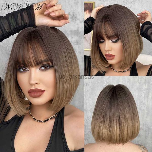 synthetic wigs namm short bob wigs color straight wigs women synthetic wig with bangs female cosplay hair heat resistant hkd230818, Black
synthetic wigs namm short bob wigs color straight wigs women synthetic wig with bangs female cosplay hair heat resistant hkd230818, Black