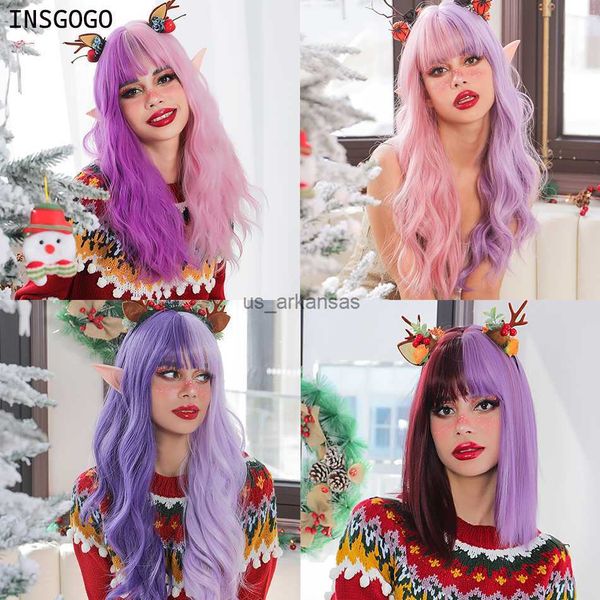 synthetic wigs insgogo synthetic wigs with bangs for women colorfully christmas halloween cosplay lolita style natural heat resistant hair 2, Black
synthetic wigs insgogo synthetic wigs with bangs for women colorfully christmas halloween cosplay lolita style natural heat resistant hair 2, Black