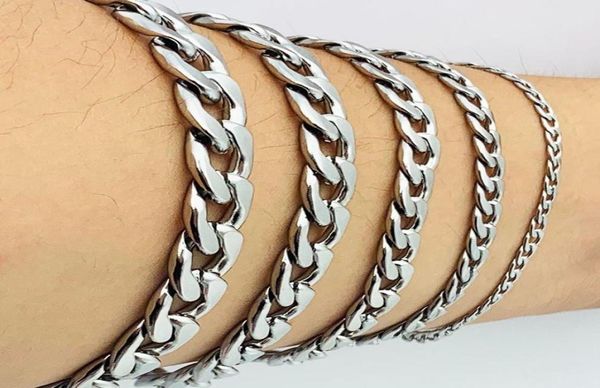 man curb cuban link chain bracelet stainless steel mens womens bracelets amya jewelry for men women9313222, Black
man curb cuban link chain bracelet stainless steel mens womens bracelets amya jewelry for men women9313222, Black