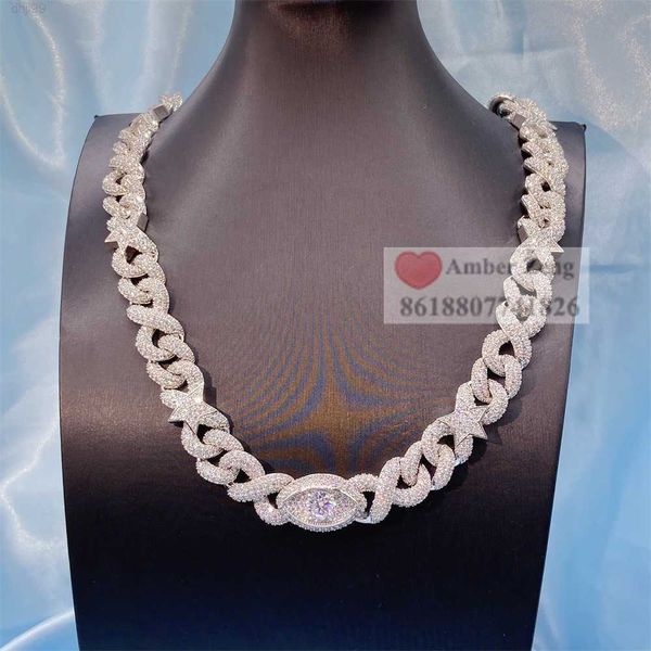 zuanfa eye star design ice out vvs1 moissanite diamond d color sterling silver custom cuban link chain
zuanfa eye star design ice out vvs1 moissanite diamond d color sterling silver custom cuban link chain