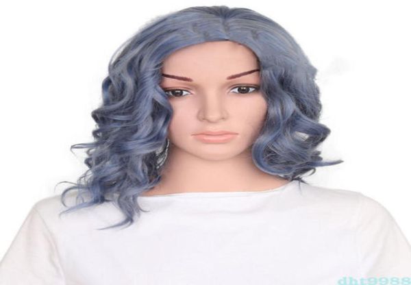 synthetic short wigs for women side part gray mixed water wave wig fashion hair3386201, Black
synthetic short wigs for women side part gray mixed water wave wig fashion hair3386201, Black
