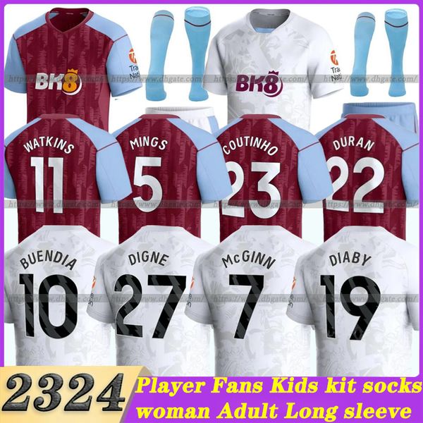 23 24 soccer jerseys kids kit home 2023 2024 aston villas football shirt training away fans player version camisetas mings mcginn buendia wa, Black;yellow
23 24 soccer jerseys kids kit home 2023 2024 aston villas football shirt training away fans player version camisetas mings mcginn buendia wa, Black;yellow