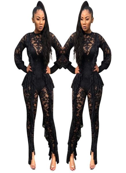 long sleeve sheer black lace jumpsuit bodysuit women see through ruffle party club wear one piece bodycon jumpsuit rompers t57749739, Black;white
long sleeve sheer black lace jumpsuit bodysuit women see through ruffle party club wear one piece bodycon jumpsuit rompers t57749739, Black;white