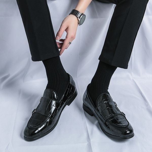 dress shoes 2023 shoes party leather business 230816, Black