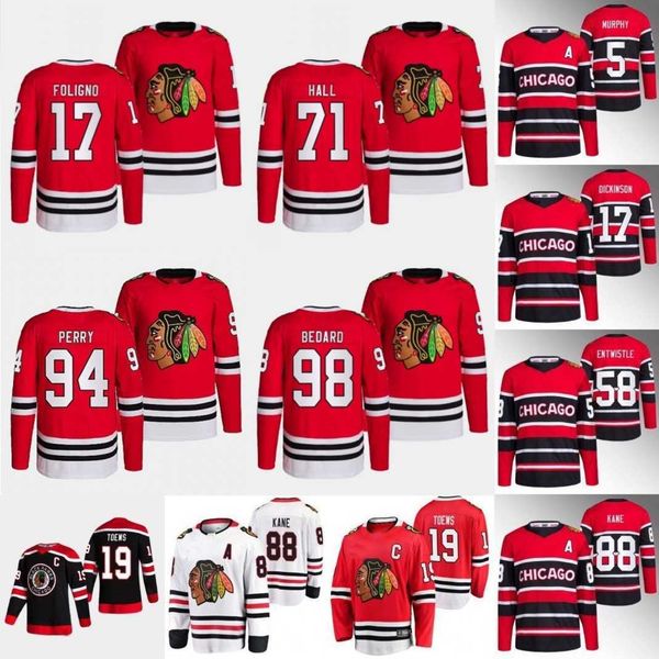 #98 connor bedard reverse retro hockey jersey #90 tyler johnson jonathan toews taylor hall corey perry patrick kane seth jones nick foligno, Black;red
#98 connor bedard reverse retro hockey jersey #90 tyler johnson jonathan toews taylor hall corey perry patrick kane seth jones nick foligno, Black;red