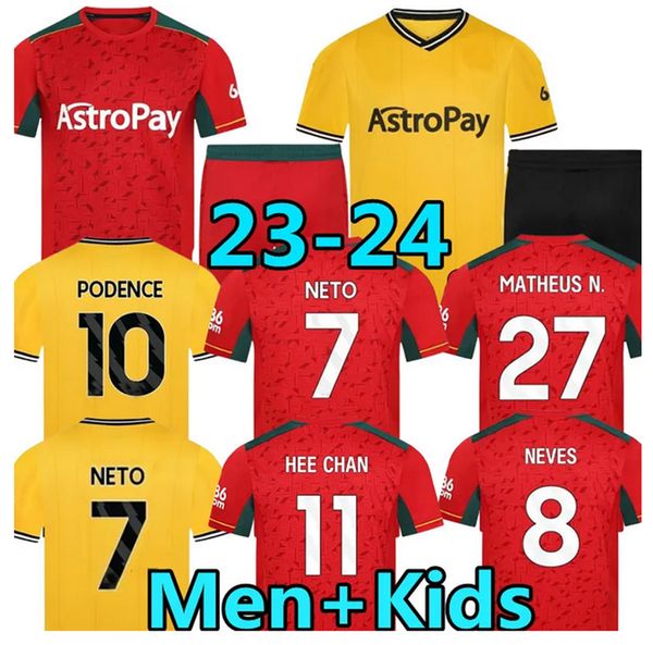 wolves 23 24 home soccer jerseys raul semedo neto neves trincao wanderers j otto podence gibbs hee chan wolverhampton 2023 2024 football shi, Black;yellow
wolves 23 24 home soccer jerseys raul semedo neto neves trincao wanderers j otto podence gibbs hee chan wolverhampton 2023 2024 football shi, Black;yellow