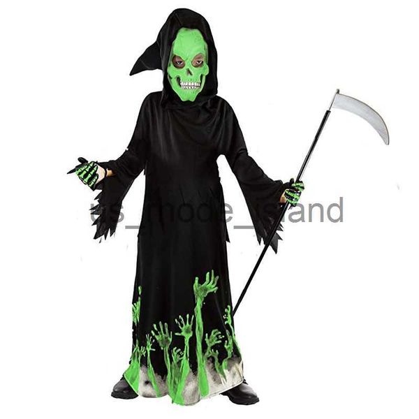 cosplay glow in the dark scary grim reaper costume for kids boys and girls halloween scary phantom costume boys reaper scythe costume x0818, Blue
cosplay glow in the dark scary grim reaper costume for kids boys and girls halloween scary phantom costume boys reaper scythe costume x0818, Blue