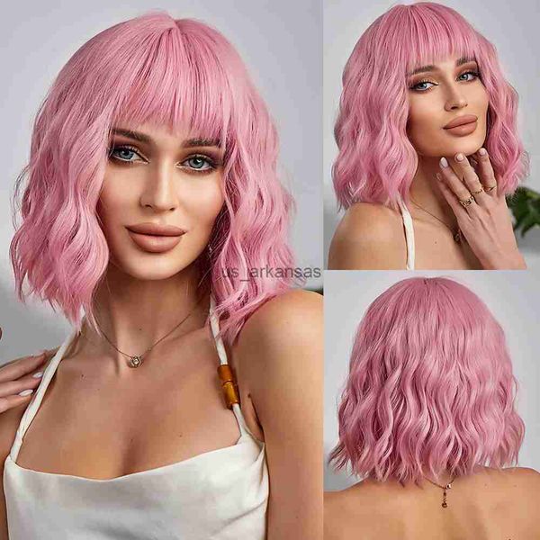 synthetic wigs onenonly short pink wig natural wigs for women medium wavy synthetic wig party heat resistant hair hkd230818, Black
synthetic wigs onenonly short pink wig natural wigs for women medium wavy synthetic wig party heat resistant hair hkd230818, Black