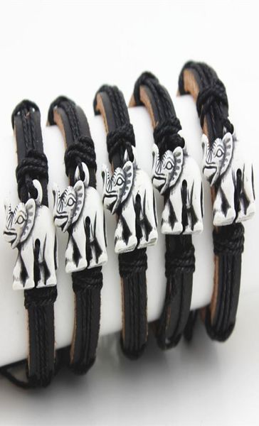 jewelry whole 12pcs imitation yak bone carved tribal style lucky elephants leather bracelets surfer bangle lucky gift mb1537344400, Black
jewelry whole 12pcs imitation yak bone carved tribal style lucky elephants leather bracelets surfer bangle lucky gift mb1537344400, Black