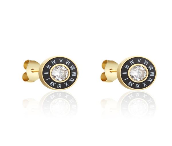 new arrival beautiful periferia black enamel and white shells roman numerals middle shiny crystal stud earring for women and men9808925, Golden;silver
new arrival beautiful periferia black enamel and white shells roman numerals middle shiny crystal stud earring for women and men9808925, Golden;silver