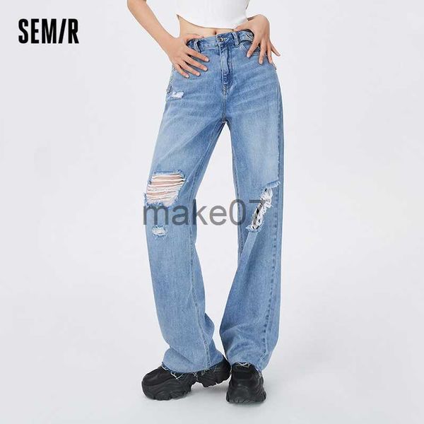 women's jeans semir jeans women rugged wide leg pants 2023 summer new retro floor towers trendy cool personality j230818, Blue
women's jeans semir jeans women rugged wide leg pants 2023 summer new retro floor towers trendy cool personality j230818, Blue
