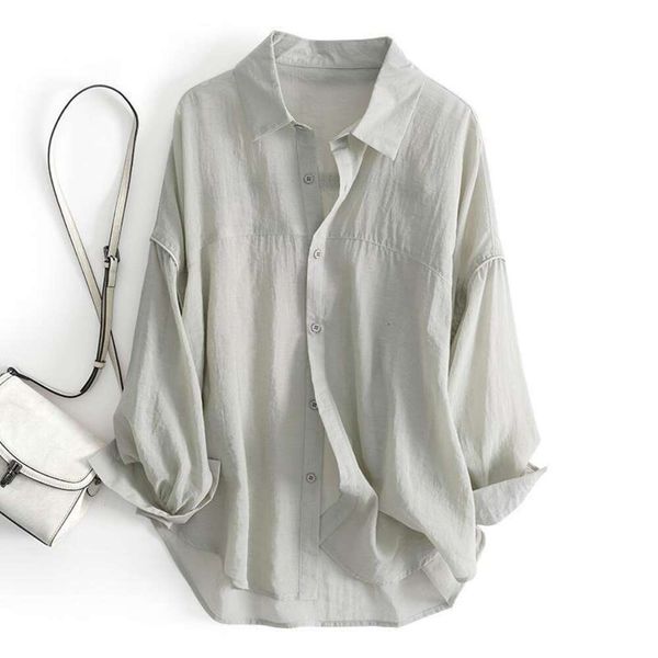 japanese style mild shirts spring and summer loose breathable long sleeved shirt design casual sun protective, White
japanese style mild shirts spring and summer loose breathable long sleeved shirt design casual sun protective, White