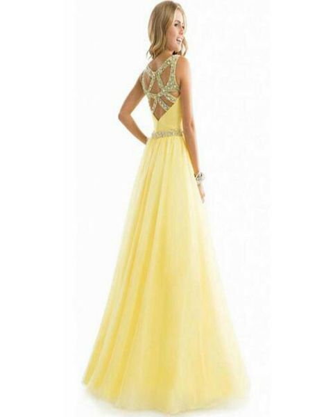 wholeformal gown ball wedding prom party dress yellow color new long chiffon party bridesmaid8481028, Black;gray
wholeformal gown ball wedding prom party dress yellow color new long chiffon party bridesmaid8481028, Black;gray