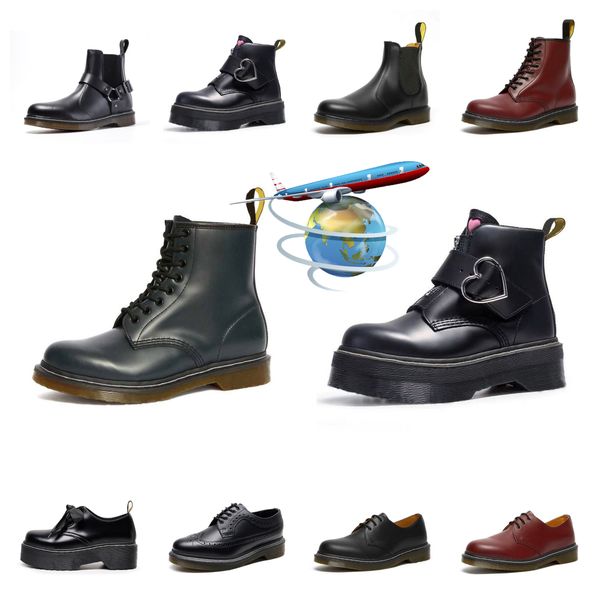 dr martins designer boots doc martens men womens winter snow booties classic color leather oxford bottom ankle shoes size 35-45, Black
dr martins designer boots doc martens men womens winter snow booties classic color leather oxford bottom ankle shoes size 35-45, Black