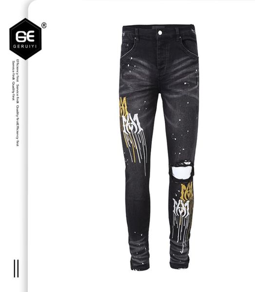 mens jeans european and american street style printed pattern washed light gray casual slim pants1629129, Blue
mens jeans european and american street style printed pattern washed light gray casual slim pants1629129, Blue