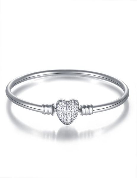 new authentic 925 sterling silver pave love heart crystal clasp clip basic bracelet bangle fit women diy pan beads charm jewelry3337132, Black
new authentic 925 sterling silver pave love heart crystal clasp clip basic bracelet bangle fit women diy pan beads charm jewelry3337132, Black