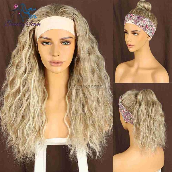 synthetic wigs short curly water wave honey blonde headband wig for women daily wedding party highlight glueless headband full machine wig h, Black
synthetic wigs short curly water wave honey blonde headband wig for women daily wedding party highlight glueless headband full machine wig h, Black
