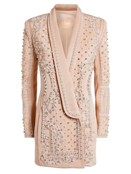 womens suits blazers est fashion designer shawl collar stunning diamonds pearls beaded blazer dress 230817, White;black
womens suits blazers est fashion designer shawl collar stunning diamonds pearls beaded blazer dress 230817, White;black