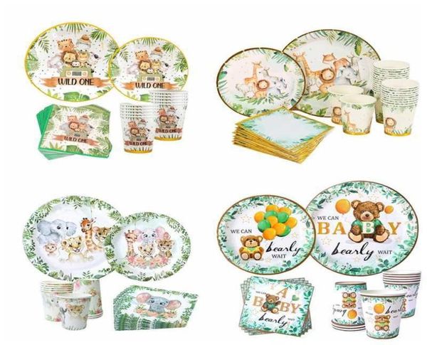 cups dishes utensils jungle theme disposable tableware set kids boy girl baby shower wild one year birthday paper towel cup plates9014760
cups dishes utensils jungle theme disposable tableware set kids boy girl baby shower wild one year birthday paper towel cup plates9014760