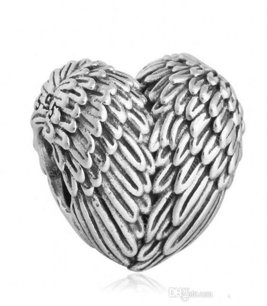 silver angelic feathers charm beads fits european women bracelets 925 sterling silver angel wing heart bead diy summer fine jewelr5050025, Black
silver angelic feathers charm beads fits european women bracelets 925 sterling silver angel wing heart bead diy summer fine jewelr5050025, Black