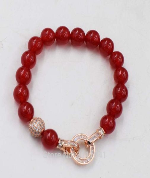 red jade round 10mm bracelet 75inch whole beads nature handcraft6036482, Golden;silver
red jade round 10mm bracelet 75inch whole beads nature handcraft6036482, Golden;silver