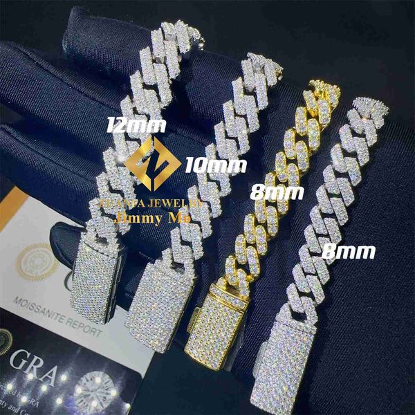 factory price 6mm 8mm 10mm 12mm width 925 solid silver iced out hip hop jewelry moissanite cuban link chain bracelet men
factory price 6mm 8mm 10mm 12mm width 925 solid silver iced out hip hop jewelry moissanite cuban link chain bracelet men