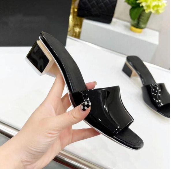 designer women's high heel slippers chunky heel leather party fashion summer jelly sandals 8.5 4.5 cm size 35-43, Black
designer women's high heel slippers chunky heel leather party fashion summer jelly sandals 8.5 4.5 cm size 35-43, Black
