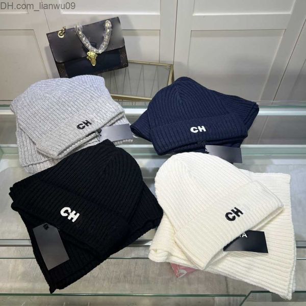 beanie/skull caps women's autumn and winter warmth designer beanie hat date holiday travel scarf set letter embroidery bonnet z230819, Blue;gray
beanie/skull caps women's autumn and winter warmth designer beanie hat date holiday travel scarf set letter embroidery bonnet z230819, Blue;gray